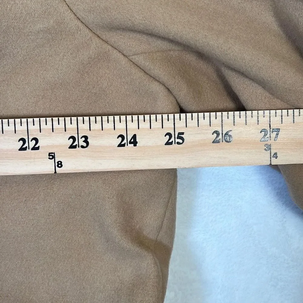 Fashion Nova tan‎ over coat with hoodie - Men Medium